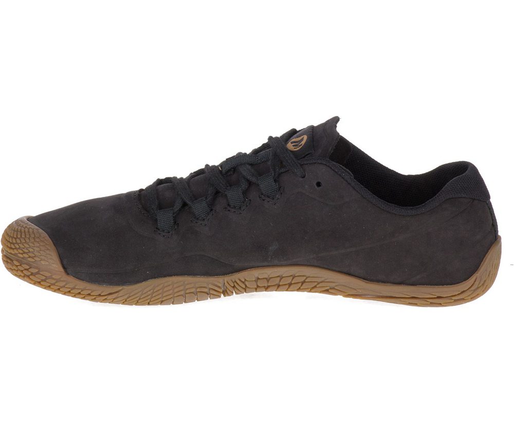 Buty Sportowe Merrell Damskie Czarne - Vapor Glove 3 Luna Skórzane - 370652-DVP